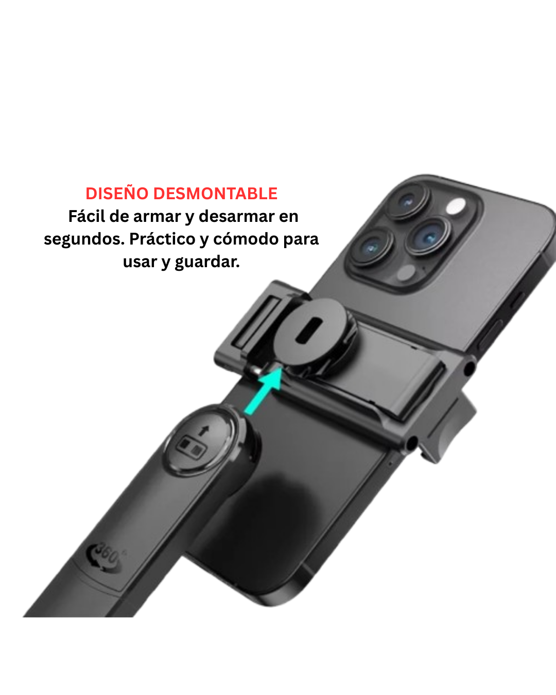 AI TrackPod™ C17 – Trípode Inteligente 360°